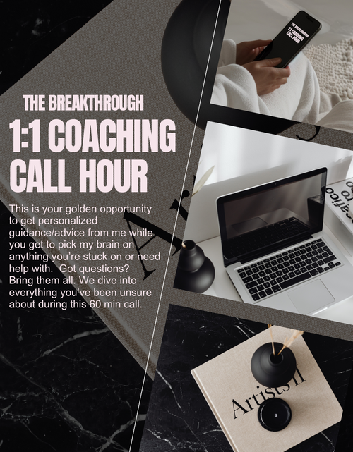 Load image into Gallery viewer, The Breakthrough 1:1 Coaching Call (60mins)
